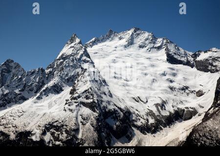 Montagnes Dombay, Carachay-Cherkessiya, Russie Banque D'Images