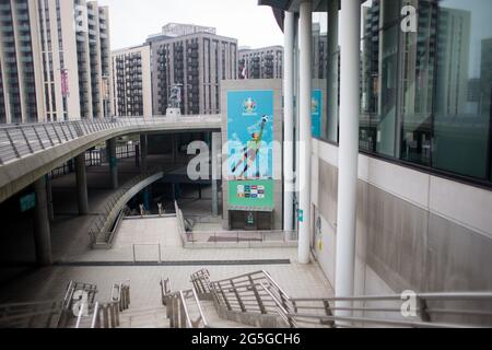 Londres, Royaume-Uni. 27 juin : Stade Wembley en photo. Banque D'Images