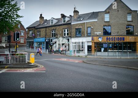 Hunters Bar Ecclesall Road Sheffield South Yorkshire Angleterre Royaume-Uni Banque D'Images