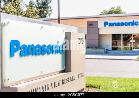 26 septembre 2020 Mountain View / CA / USA - le siège social de Panasonic dans la Silicon Valley ; Panasonic Corporation est une multinationale japonaise majeure en électronique Banque D'Images