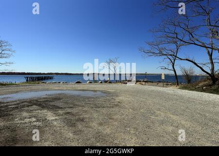 Port Jefferson Harbour Long Island New York Banque D'Images