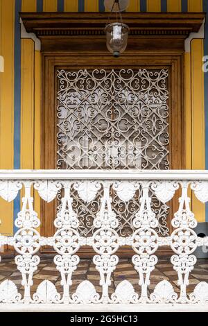 Trujillo est considéré comme une capitale culturelle et un lieu de naissance de la liberté pour le Pérou - en particulier à la Casa de la Emancipacion Banque D'Images