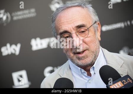 Benevento, Italie. 27 juin 2021. Silvio Orlando durante BCT - Festival Nazionale del Cinema e della Televisione 2021, Intervista à Benevento, Italia, 27 giugno 2021 crédit: Independent photo Agency/Alay Live News Banque D'Images