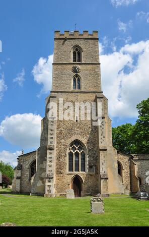 Église Saint-Martin, (paroisse d'Exning avec Landwade), Church Street, Exning, Suffolk, Angleterre, ROYAUME-UNI Banque D'Images