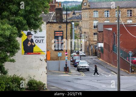 Batley. Élection partielle de Batley et de spen 2021 Banque D'Images