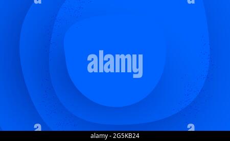 Fond de modèle de forme libre tendance dans un style minimaliste. Formes à bulles turquoise Illustration de Vecteur