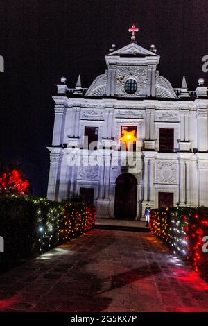 DIU église décorée pendant Noël Banque D'Images