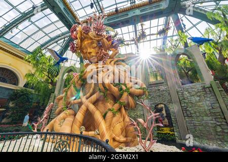 Las Vegas, 3 JUIN 2021 - thème d'été du conservatoire et des jardins botaniques du Bellagio Banque D'Images