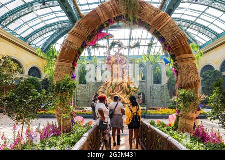 Las Vegas, 3 JUIN 2021 - thème d'été du conservatoire et des jardins botaniques du Bellagio Banque D'Images