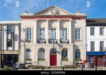 Hôtel de ville de Ripon, place du marché, Ripon, North Yorkshire, Angleterre, Royaume-Uni Banque D'Images