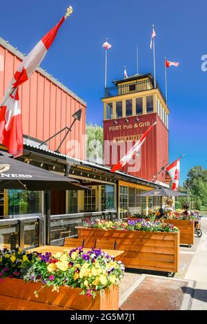 Fort Pub and Grill, fort Langley, Colombie-Britannique, Canada Banque D'Images