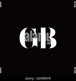 Logo Letter modèle initial de logos Designs avec fond doré et noir, Vector Icon Modern Illustration de Vecteur