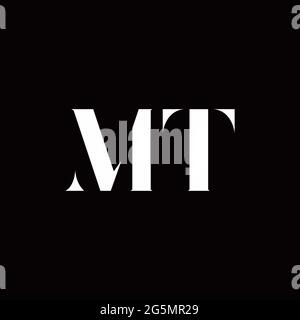 Logo Letter modèle initial de logos Designs avec fond doré et noir, Vector Icon Modern Illustration de Vecteur