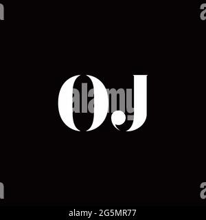 Logo Letter modèle initial de logos Designs avec fond doré et noir, Vector Icon Modern Illustration de Vecteur