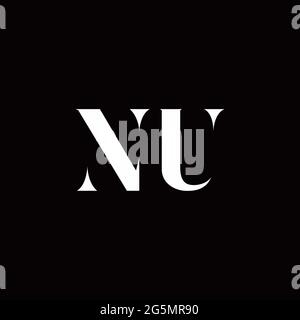 Logo Letter modèle initial de logos Designs avec fond doré et noir, Vector Icon Modern Illustration de Vecteur