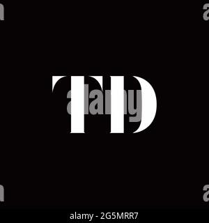 Logo Letter modèle initial de logos Designs avec fond doré et noir, Vector Icon Modern Illustration de Vecteur