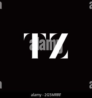 Logo Letter modèle initial de logos Designs avec fond doré et noir, Vector Icon Modern Illustration de Vecteur