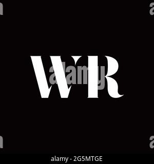 Logo Letter modèle initial de logos Designs avec fond doré et noir, Vector Icon Modern Illustration de Vecteur