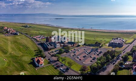 Parcours de golf Royal Troon, Troon, Écosse, Royaume-Uni Banque D'Images