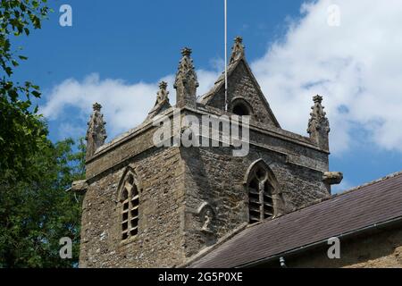 Église Saint-Jean-Baptiste, Thorpe Mandeville, Northamptonshire, Angleterre, Royaume-Uni Banque D'Images