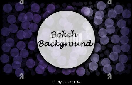 des lumières blanches étincelantes sur fond de bokeh. Lumières de fête à effet de flou. Flou de bokeh abstrait lumineux sur fond clair. Illustration de Vecteur