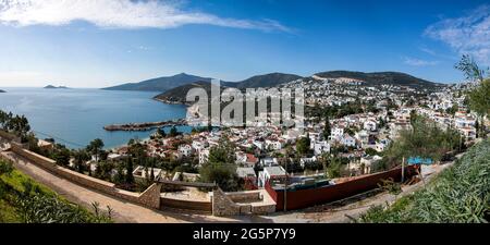 Photo de haute qualité de Turkey Landcape, Antalya. Depuis les hautes collines, ce paysage montre sa beauté Banque D'Images