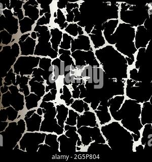 Texture de grunge en or de marbre. Patine rayure éléments dorés. Esquissez une surface pour créer un effet vieilli. Superposition du motif de grain de détresse. Élégant Illustration de Vecteur