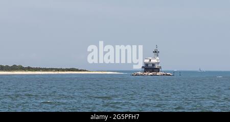 Bug Light, Orient, NY Banque D'Images