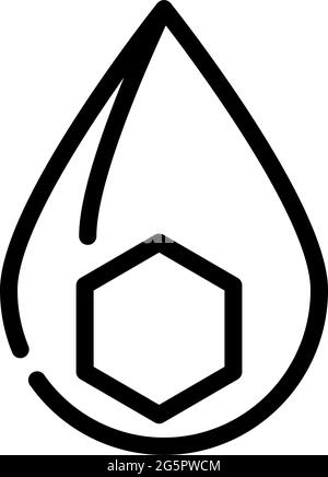 illustration vectorielle de la ligne d'information sur la nutrition des graisses Illustration de Vecteur