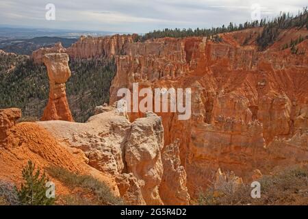 Vue sur Bryce Canyon 2415 Banque D'Images