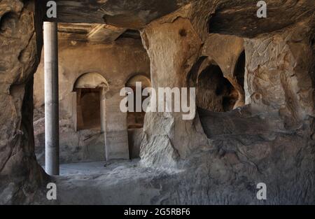 Uplistsikhe cave complexe (forteresse du Seigneur) près de Gori. La région de Shida Kartli. La Géorgie Banque D'Images