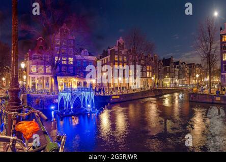 Festival Lumière d'Amsterdam Banque D'Images