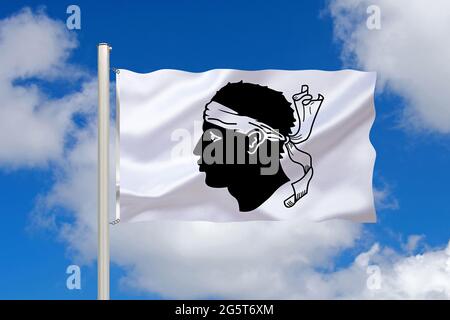 Flan de Corse, France, Corse Banque D'Images