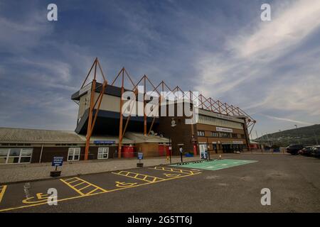 Le Caledonian Stadium accueille le club de football de Inverness Caledonian Thistle, dans les Highlands écossais, au Royaume-Uni Banque D'Images