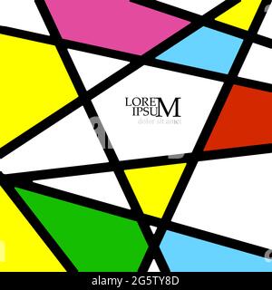 Arrière-plan des triangles. Lignes droites. Vecteur Illustration de Vecteur