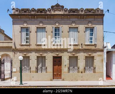 Bâtiment de l'église à San Antonio de Areco, province de Buenos Aires, Argentine Banque D'Images