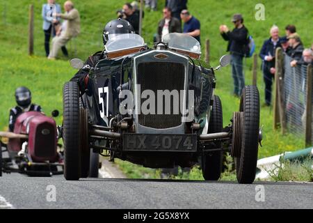 Winston Teague, Frazer Nash Falcon, Frazer Nash/GN race, VSCC, Vintage Historic Motorsport Festival, Shuttleworth Nuffield et Len Thompson Trophies R Banque D'Images