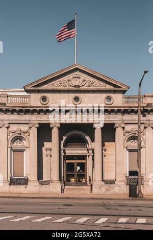 L'immeuble de la Banque d'épargne du Nouveau-Londres, à New London, Connecticut Banque D'Images