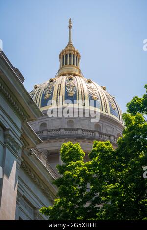 Bâtiment du Capitole de l'État de Virginie-Occidentale Banque D'Images