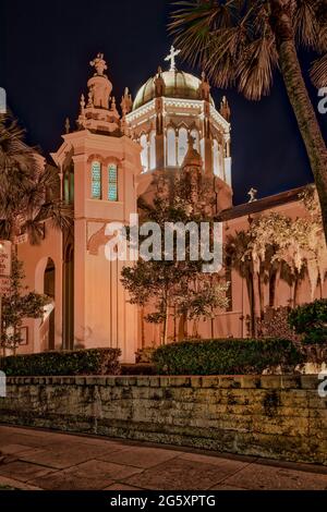 Église presbytérienne du Mémorial de St Augustine Banque D'Images