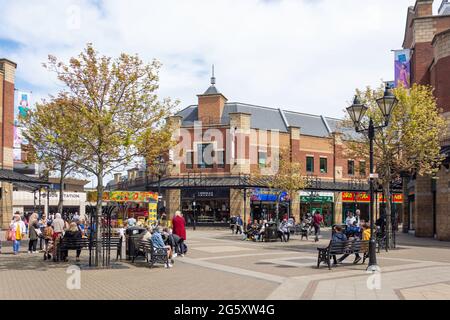 Captain Cook Square, Newport Crescent, Middlesbrough, North Yorkshire, Angleterre, Royaume-Uni Banque D'Images