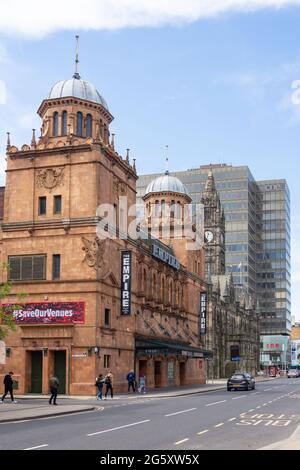 The Middlesbrough Empire Theatre and Town Hall, Corporation Road, Middlesbrough, North Yorkshire, Angleterre, Royaume-Uni Banque D'Images