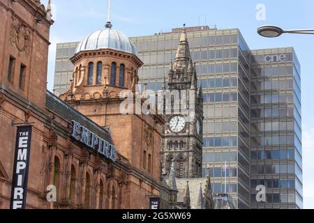 The Middlesbrough Empire Theatre and Town Hall, Corporation Road, Middlesbrough, North Yorkshire, Angleterre, Royaume-Uni Banque D'Images