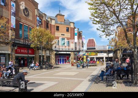 Captain Cook Square, Newport Crescent, Middlesbrough, North Yorkshire, Angleterre, Royaume-Uni Banque D'Images