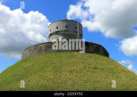 Le fort historique de Milmount à Drogheda, comté de Louth, Irlande. Banque D'Images