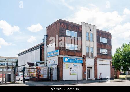 Renaissance House a été créée en 1999 comme une église. 500 High Street North, Manor Park, Newham, Londres, Royaume-Uni Banque D'Images
