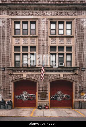 Caserne de pompiers de Williamsburg, Brooklyn, New York Banque D'Images