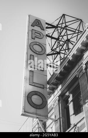 L'Apollo Theatre, à Harlem, Manhattan, New York Banque D'Images