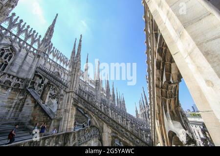 Duomo, Milan, Italie Banque D'Images