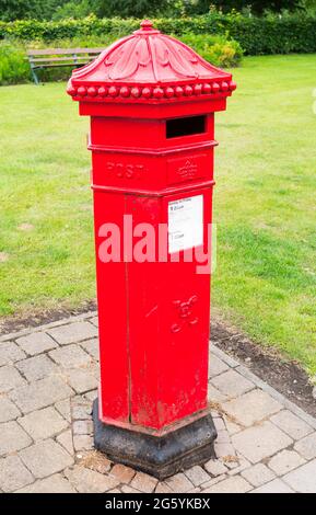Une réplique de la boîte de piliers Penfold à Jedburgh, en Écosse, au Royaume-Uni Banque D'Images